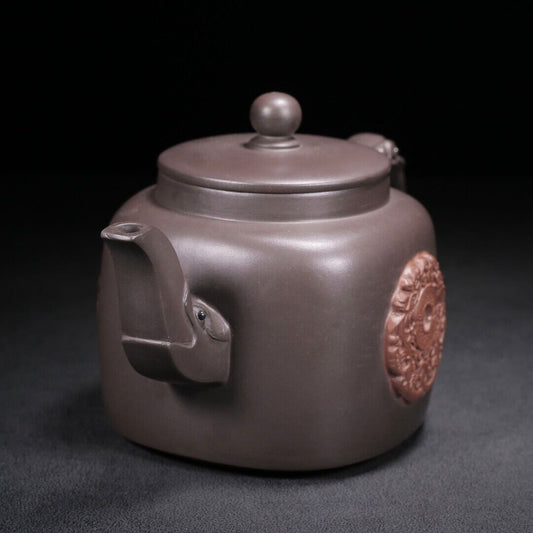 vintage chinese yixing purple clay teapot zisha ceremony teaware collection rare