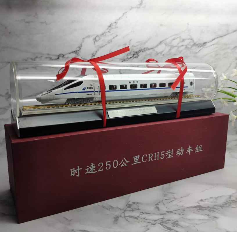 1:87 HEXIE 250km/h CRH5 EMU Electric Multiple Unit Passenger Car Diecast Model