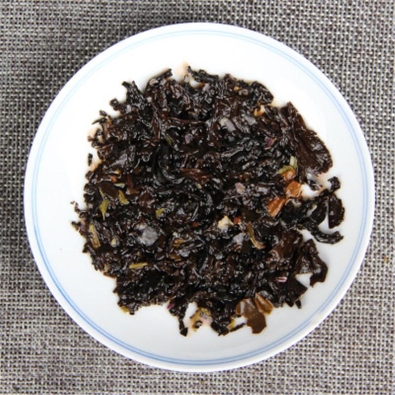 Yunnan Natural Rose Puerh Tea Canned Rose Puer 100g Small Tuocha Pu Er Ripe Tea