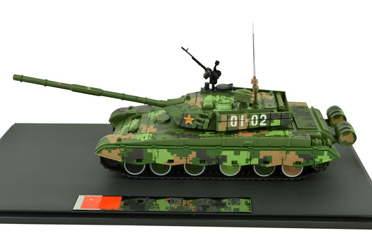 1:72 Chinese PLA ZTZ-99A Main Battle Tank Model Metal Diecast Armored Car 01-02