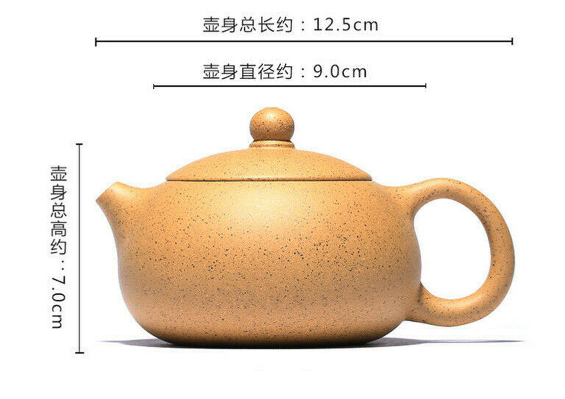220ml Chinese Yixing Handmade Purple Clay Teapot Xishi Kettle Kung Fu Tea Set
