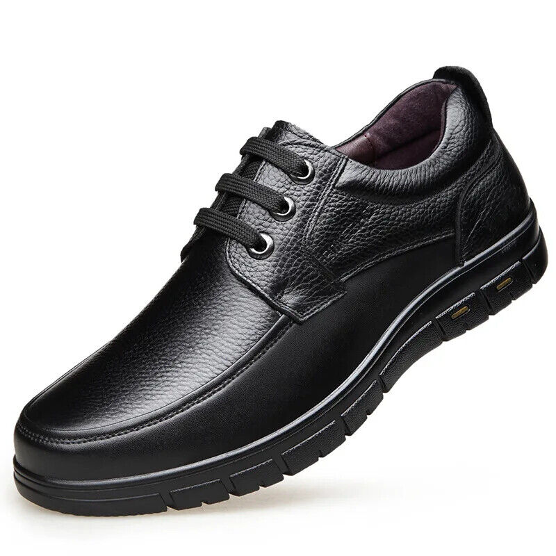 Men's Genuine Leather Handmade Shoes Office Loafers Man Business Shoes