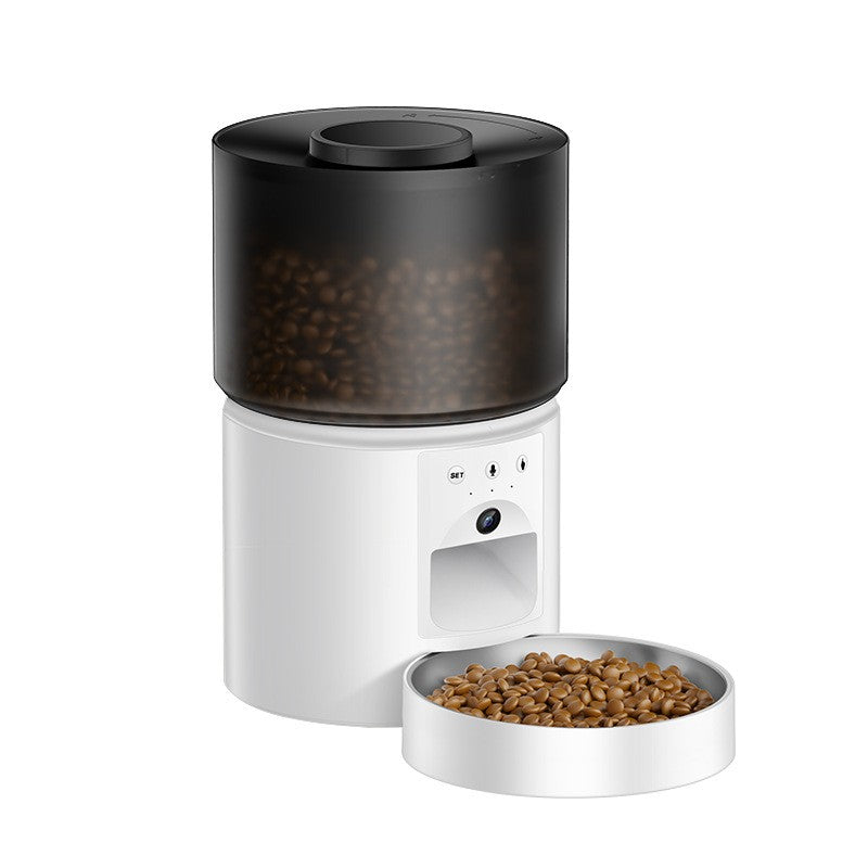 Automatic Cat Feeder Food Dispenser: 3L Timed Small Dog Dry Food Dispenser