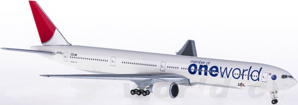 1:500 Hogan Japan Airlines One World BOEING 777-300 Airplane Diecast Plane Model