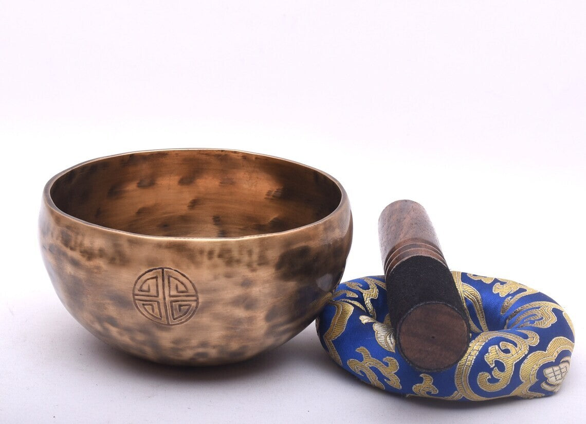 5" Full Moon Bowl-G note Tune Singing Bowl-Handmade Singing Bowl-Sound Healing