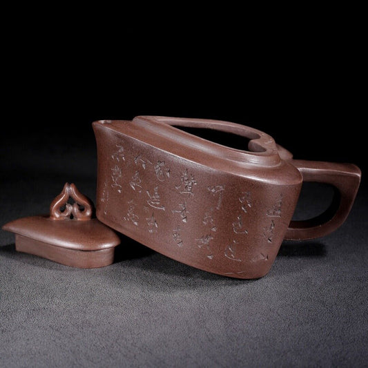 Vintage Chinese Yixing Purple Clay Teapot Zisha Ceremony Exquisite Gift Teaware