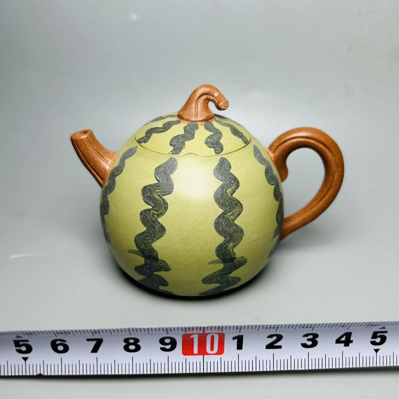 Vintage Chinese Yixing Purple Clay Teapot Zisha Ceremony Nice Watermelon Teaware