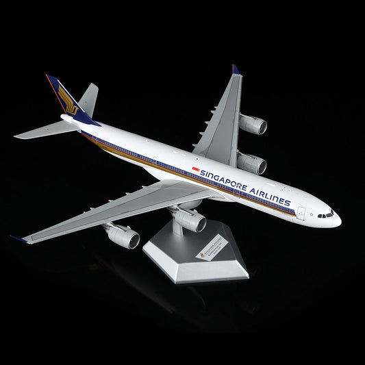1:200 SQ Wings Singapore Airlines A340-500 9V-SGE Plane Diecast Aircraft Model