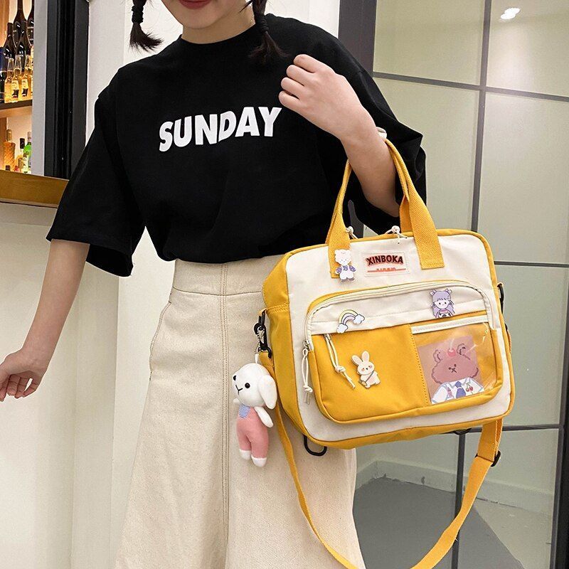 Backpack Portable Multifunctional Travel Shoulder Bags Small Schoolbag 30*29*9CM