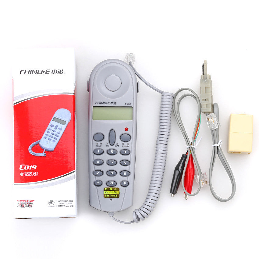 Fiber Tool C019 Telephone Phone Line Network Cable Tester Butt Tester Line Tool