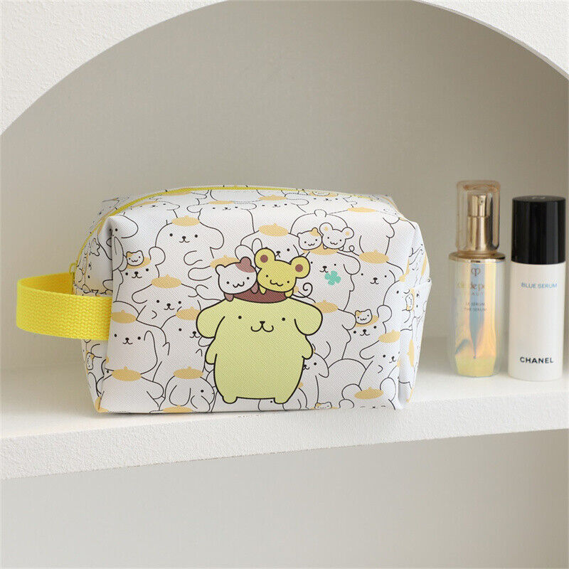 Hello Kitty Cinnamoroll My Melody Makeup Bag Cosmetic Case Travel Storage Tote A