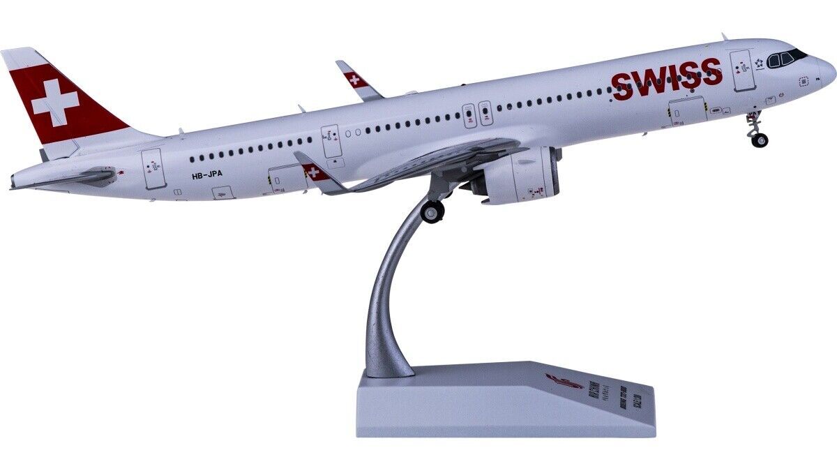 1:200 JC Wings SWISS AIRBUS A321neo Passenger Airplane Diecast Aircraft Model