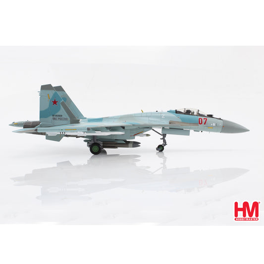 1:72 HM Sukhoi Su-35S Flanker-E Red 07, Syria, 2023 Fighter Diecast Plane Model