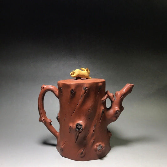 Chinese Yixing Zisha Clay Handmade Exquisite Teapot (花好月圆 底款:汪寅仙)