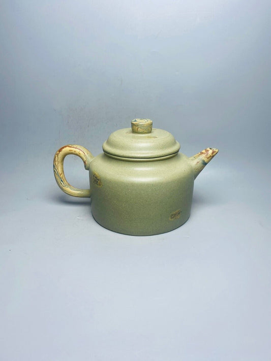 Chinese Yixing Zisha Clay Handmade Exquisite Teapot (绞泥德钟底款:实力派艺人制)