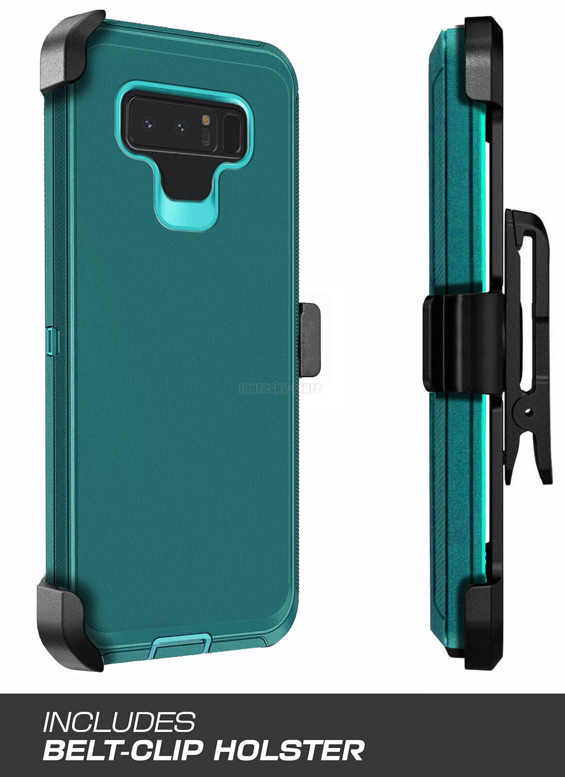 For Samsung Galaxy Note 8 Heavy Duty Rugged Hard Soft Case / Clip Holster Stand