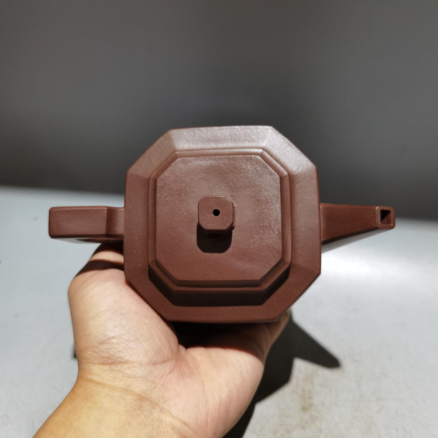 Chinese Yixing Zisha Clay Handmade Exquisite Teapot (八方壶 底款:施小马)