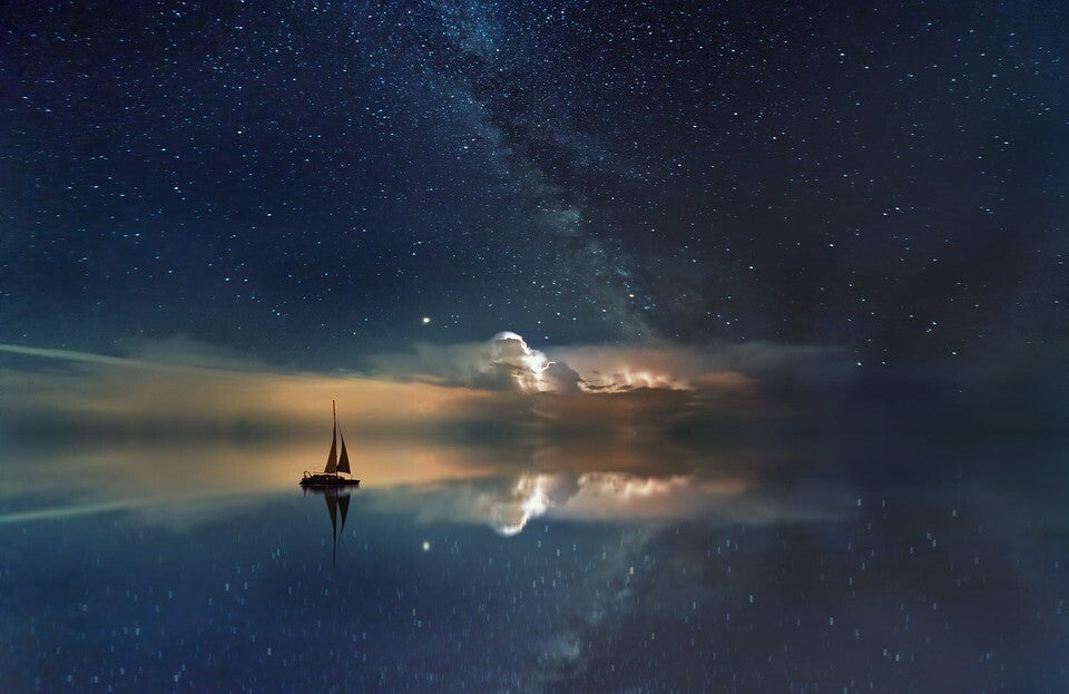 high quality oil painting handpainted on canvas "Starry sky"
