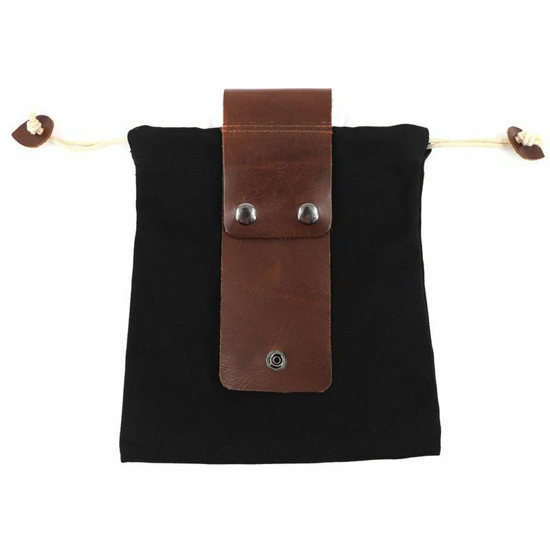 Portable Foldable Metal Detecting Finds Pouch Canvas Drawsting Waist Bag Outdoor