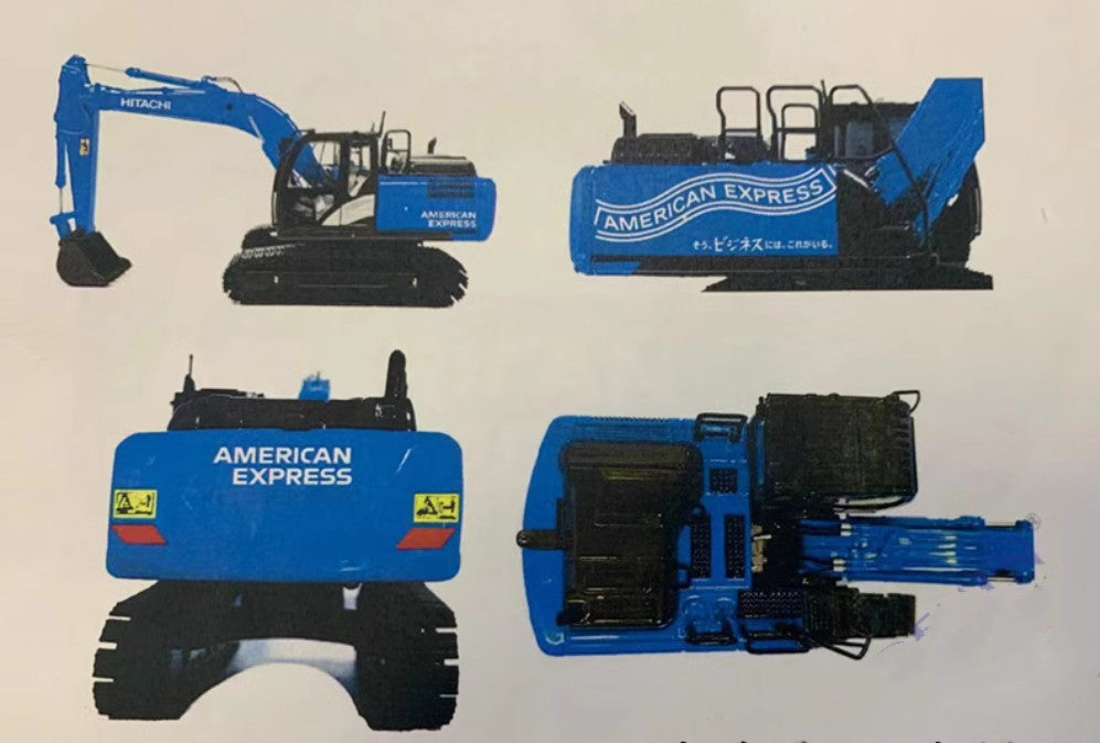 1:50 ZX200-6 Excavator Construction Machine Equipment Diecast Model Collection
