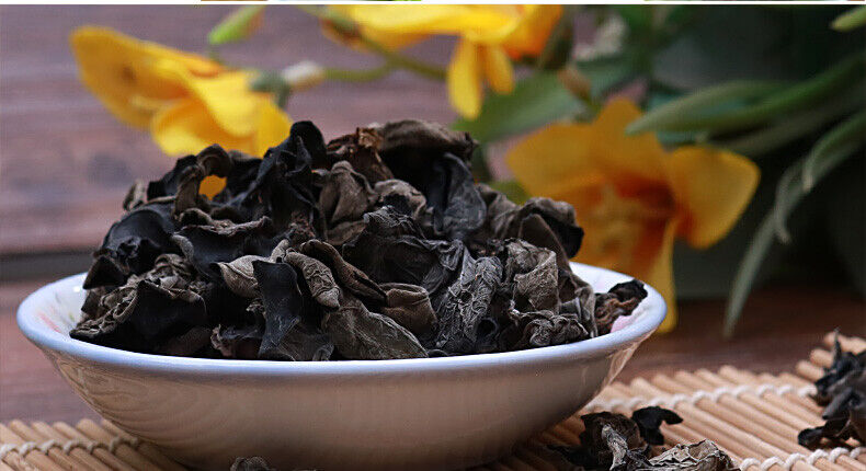 Black Fungus Dried Mushrooms Organic Auricularia Wood Ear 黑木耳 Mushrooms 100~500g