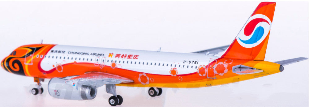 1:400 Phoenix Chongqing Airlines A320 Airplane Diecast Aircraft Plane Model
