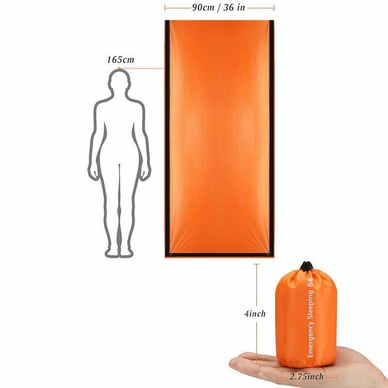 Sleeping Bags Waterproof Lightweight Thermal Emergency Survival Blanket Mylar
