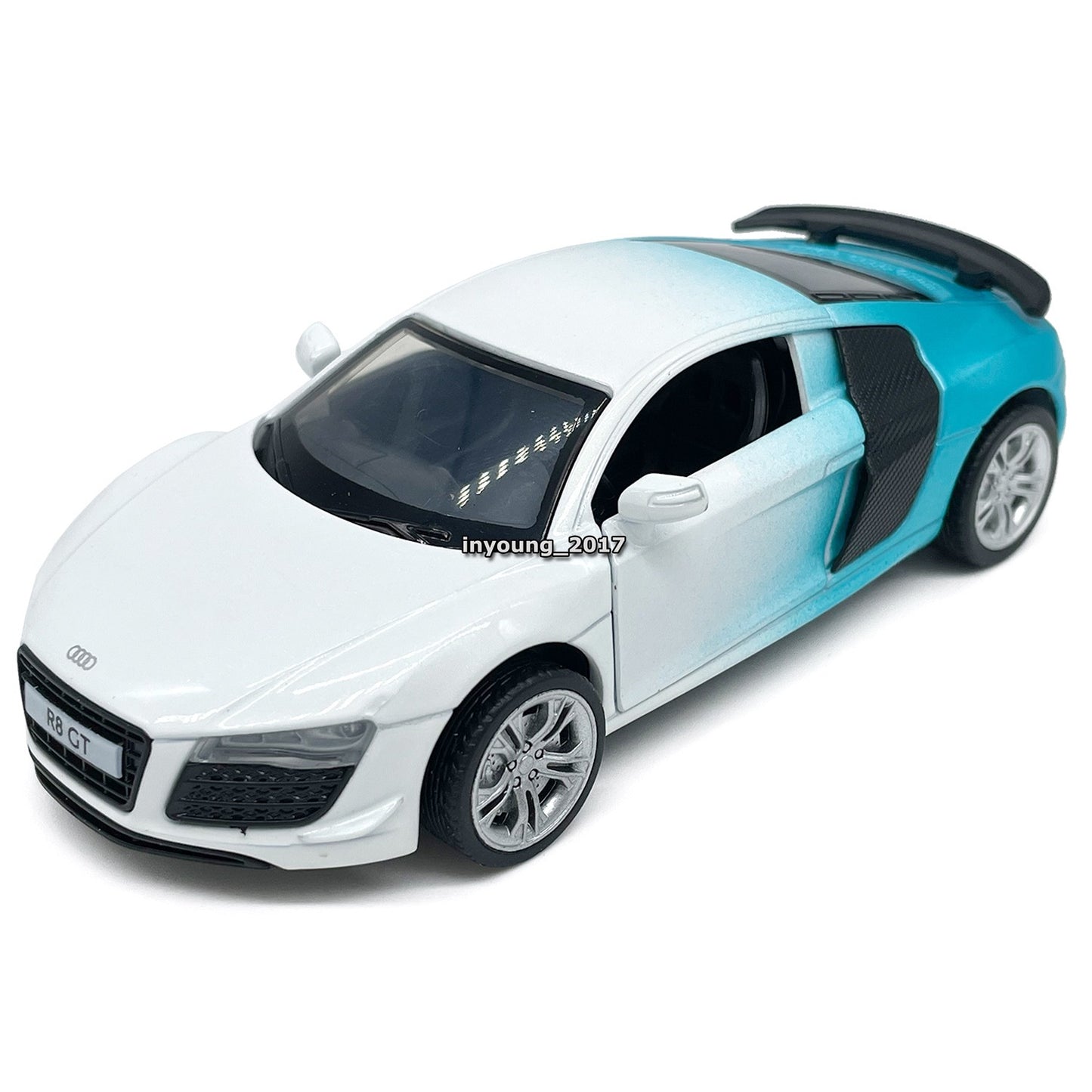 1/36 Audi R8 GT Model Car Metal Diecast Toy Vehicle for Boys Kids Gifts White