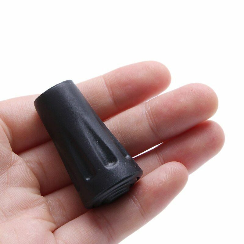1Pc Anti Shock Walking Stick Telescopic Trekking Hiking Poles Canes Rubber Tips