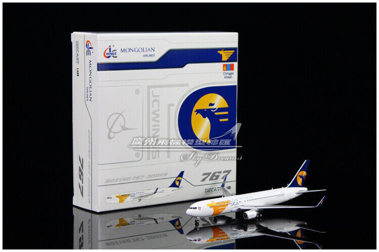 1:400 JC WINGS MONGOLIAN BOEING 767-300ER Passenger Airplane Diecast Plane Model