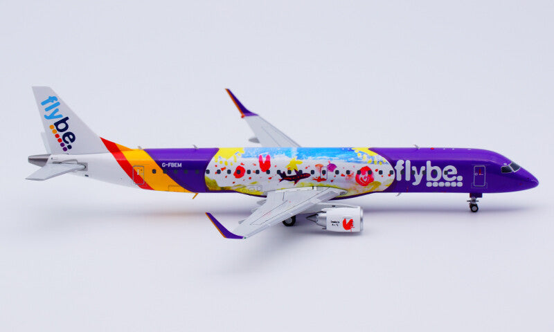 1:200 JC Wings flybe EMBRAER 195 ERJ-190 Passenger Plane Diecast Aircraft Model