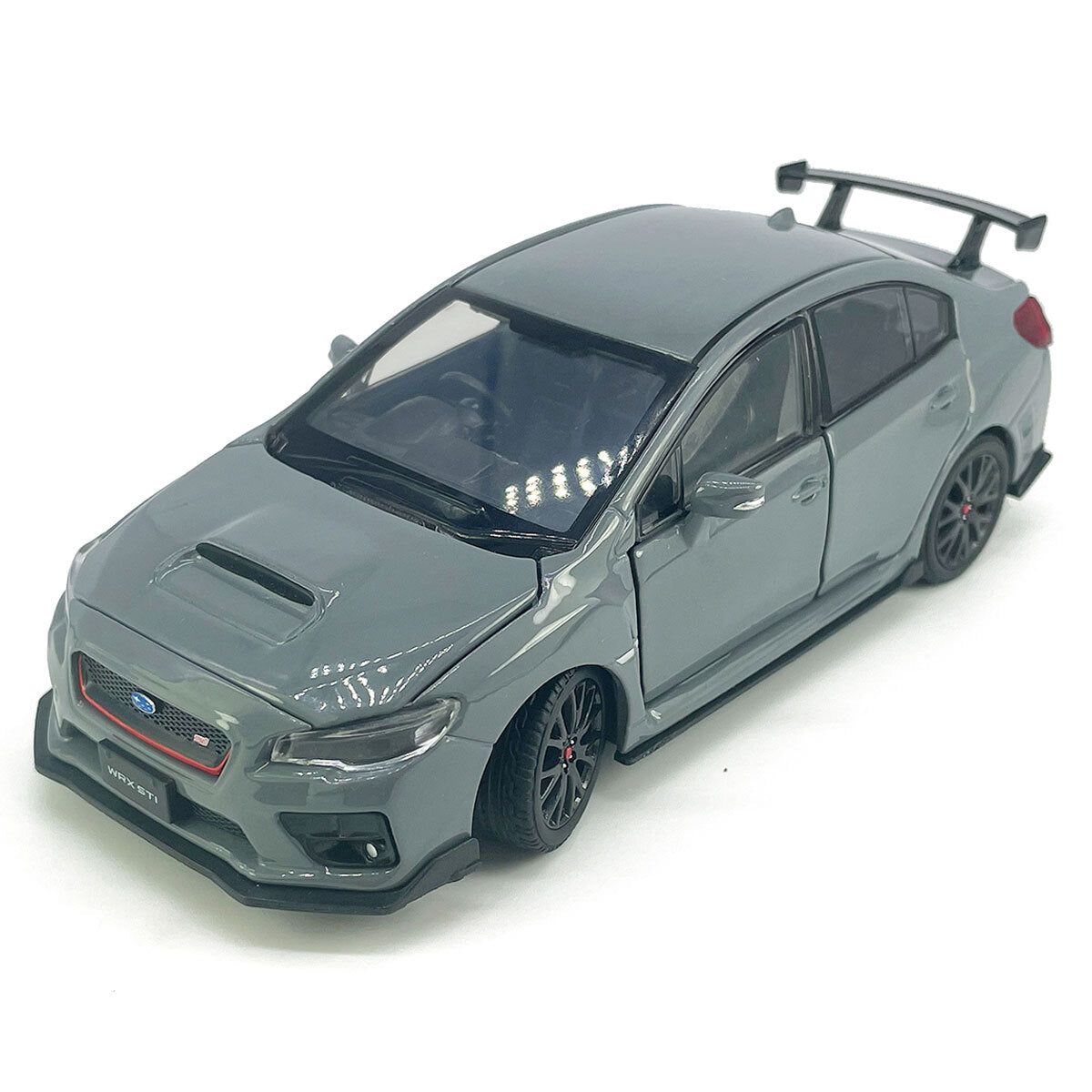 1/32 Scale Subaru WRX STI Model Car Toy Cars Diecast Kids Toys for Boys Gray