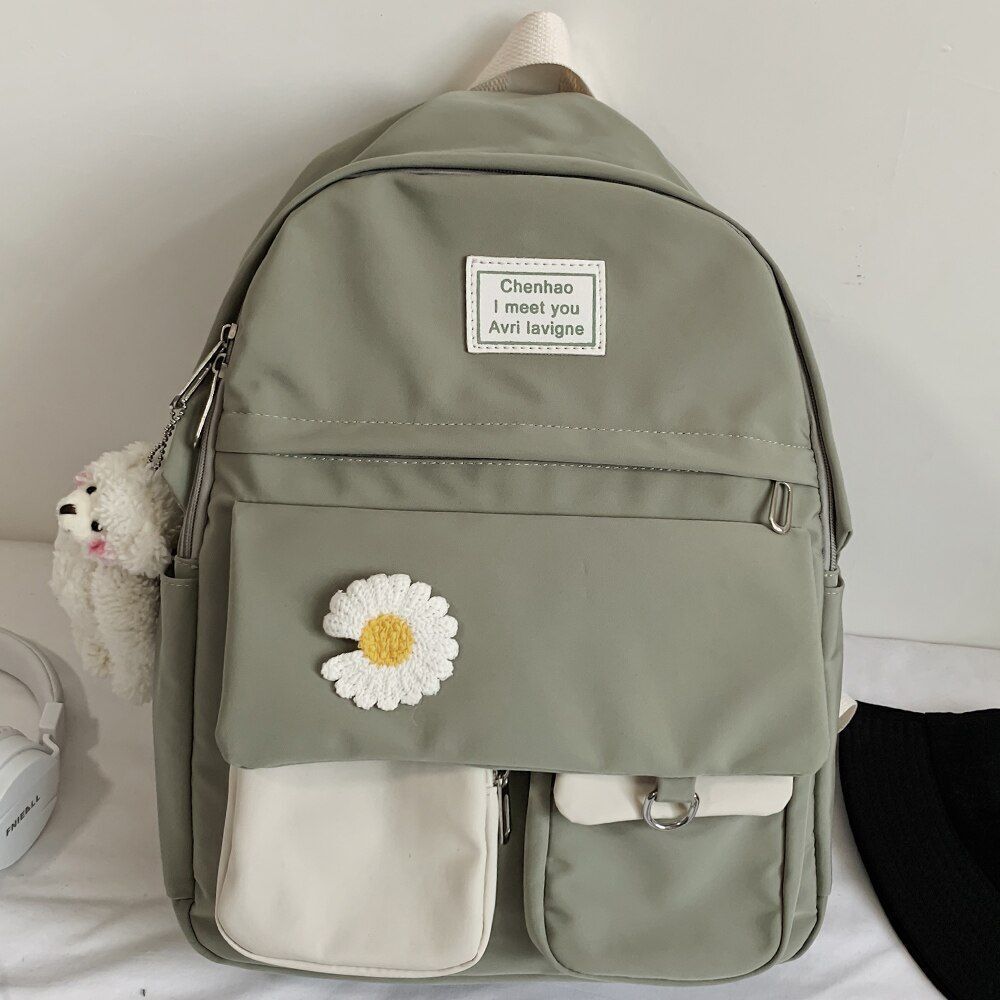 College Student Backpack School Bags Book Nylon Purse 29*14*43 CM Traveling 1 PC