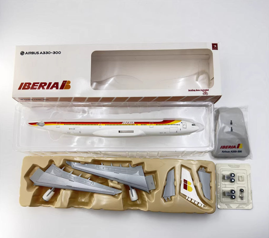 1:200 Hogan IBERIA AIRBUS A330-300 Passenger Airplane ABS Plastic Aircraft Model