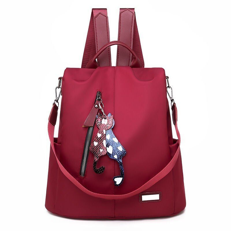 Oxford Backpacks Waterproof Bag Laptop Shoulder Backpack Retro School 32*32*13CM