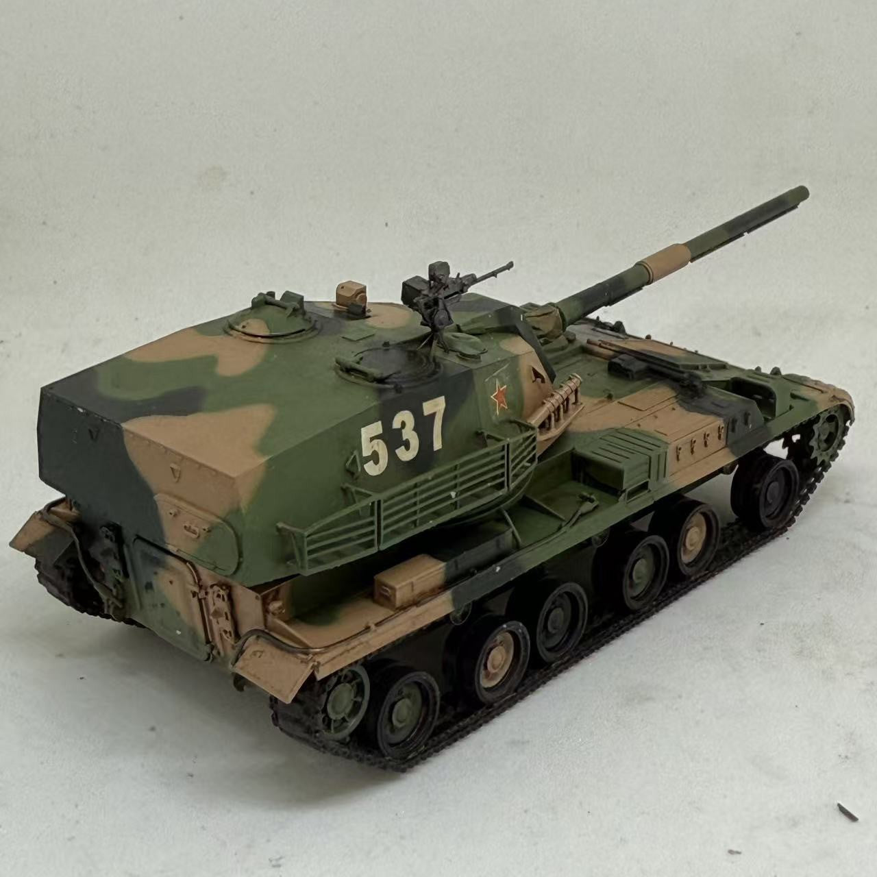 Handmade 1/72 china Type 89 120mm self-Propelled Anti-Tank Gun Finished model