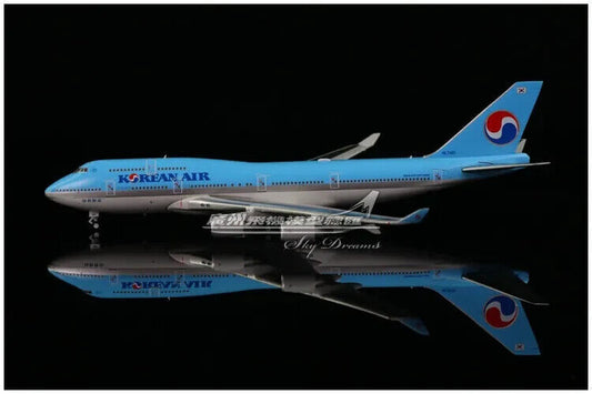 1:400 JC Wings KOREAN AIR BOEING 747-400 Passenger Airplane Diecast Plane Model