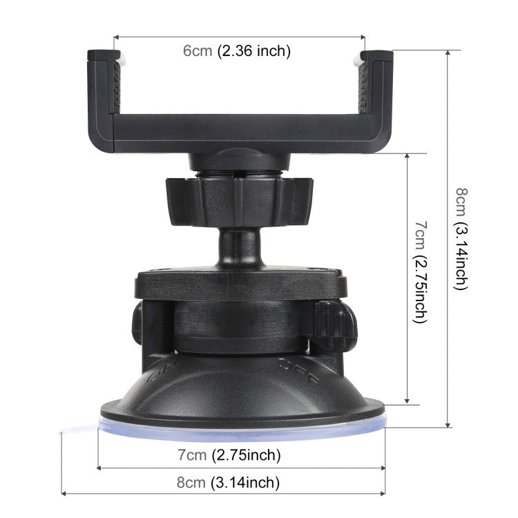 Universal 360 Degree Adjustable Suction Cup Clamp Smartphone Holder Bracket