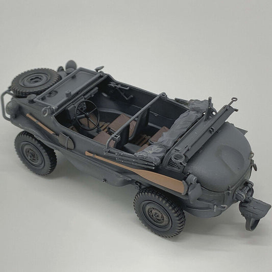 1:35 ARTISAN TYPE166 Amphibious Off-road Vehicle Plastic Diecast Military Model