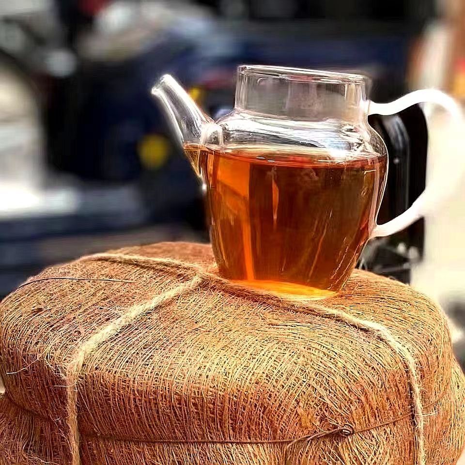2003 Yunnan Pu'er Tea Shuang Hua Ming Ji Yiwu Old Puerh Raw Tea Aged Pu-erh 357g