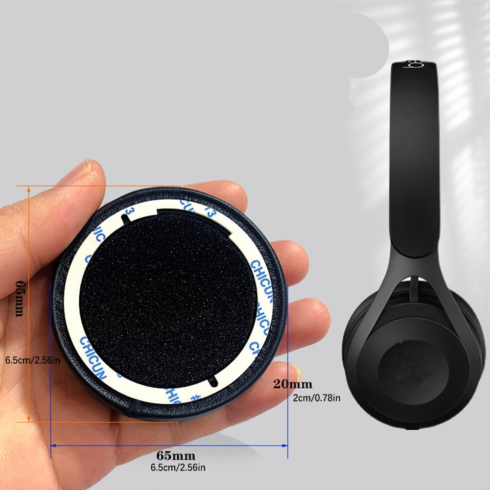 1Pair Black Protein Skin + Sponge Cushion Cover For Beats EP Wired Headphones