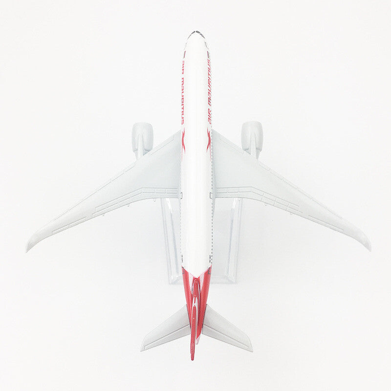 1:400 16cm A350 Air Mauritius Airplane Model Alloy Simulation Plane Ornaments
