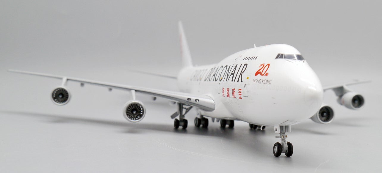 1:200 JC Wings Dragonair Cargo BOEING B747-300 Airplane Diecast Aircraft Model