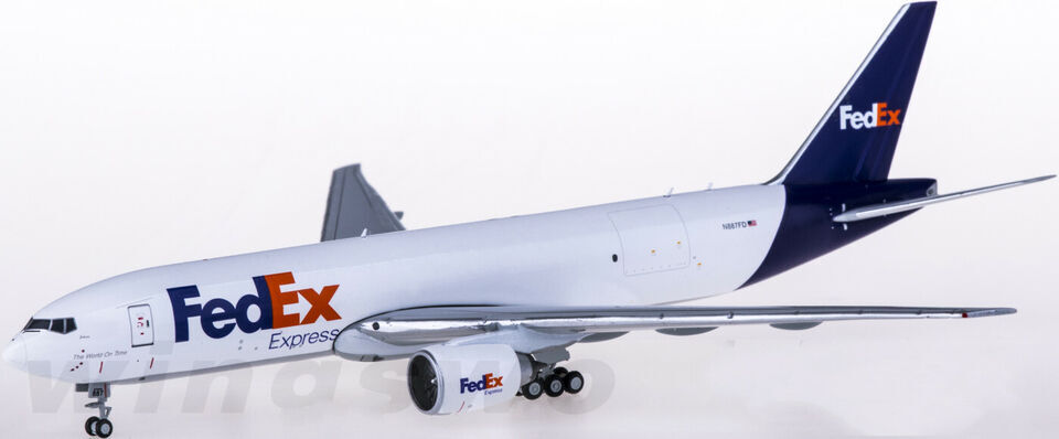 1:400 GeminiJets FedEx Express BOEING 777-200LRF Airfreighter Diecast Model