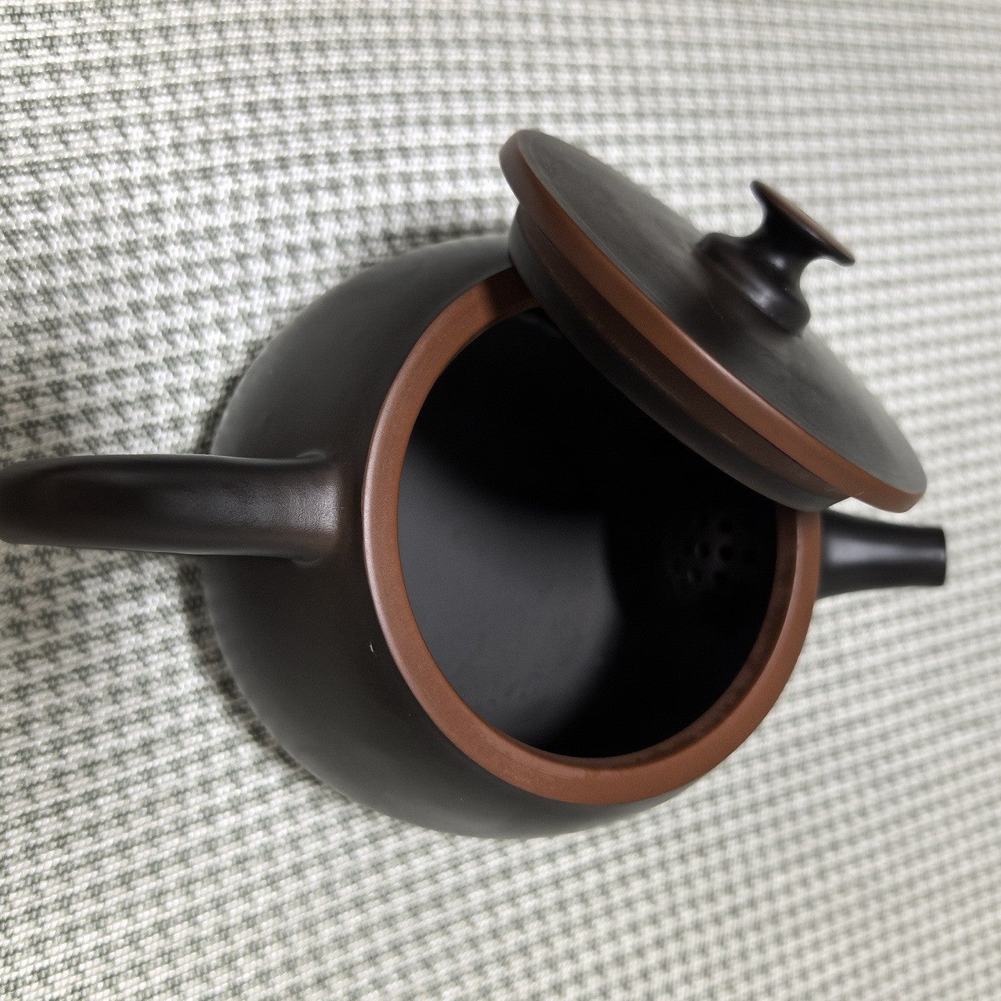Handmade Jianshui Purple Pottery Hanwa Teapot Rotatable Whistling 220ml Tea Pot