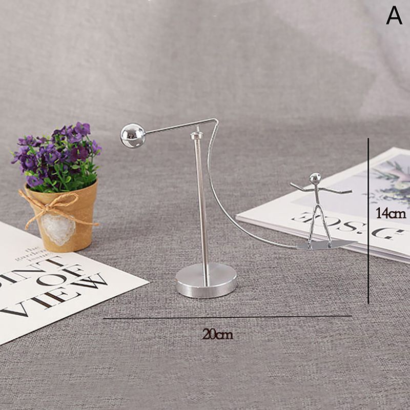 Newton Pendulum Perpetual Motion Cradle Tumbler Balance Figurines Home Ornaments