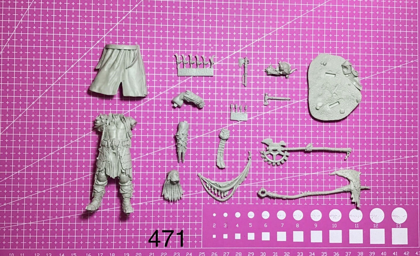 1/24 resin figure model kit Fantasy Warrior DONOVAN Unassembled Unpainted
