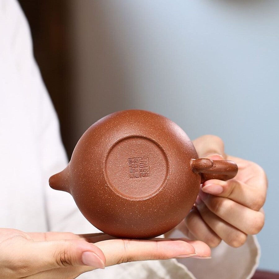 Sold At A Loss Real Yixing Zisha Jiangpo Clay Tea Pot Marked Hand Carved Pot New