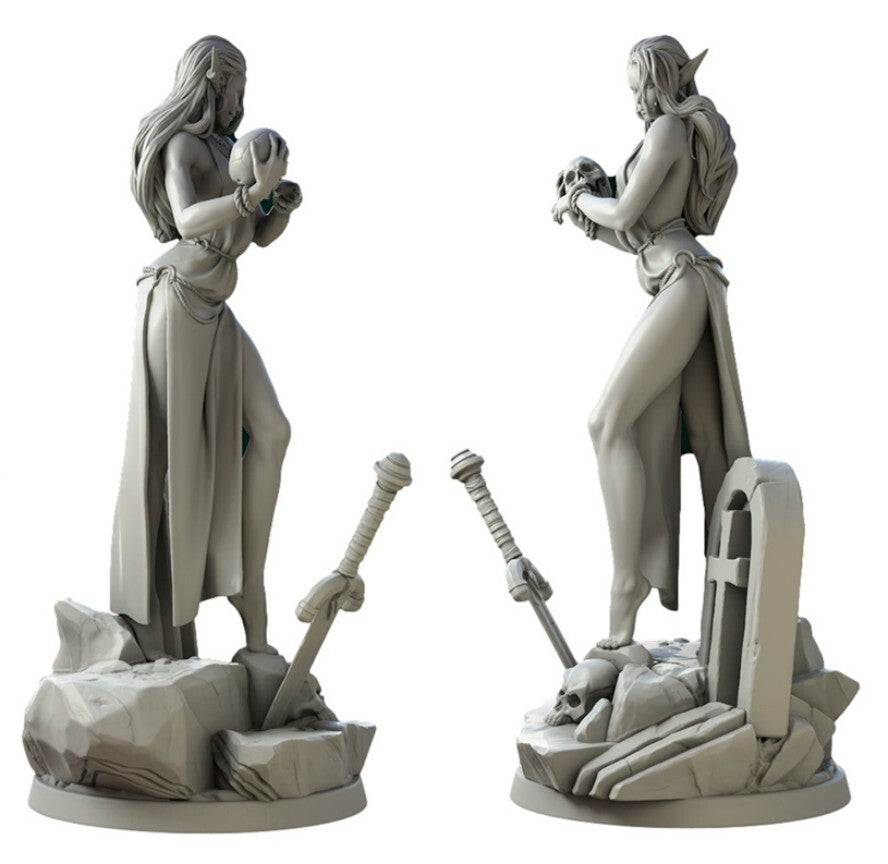 1/24 resin figures model Fantasy Mage Unassembled Unpainted