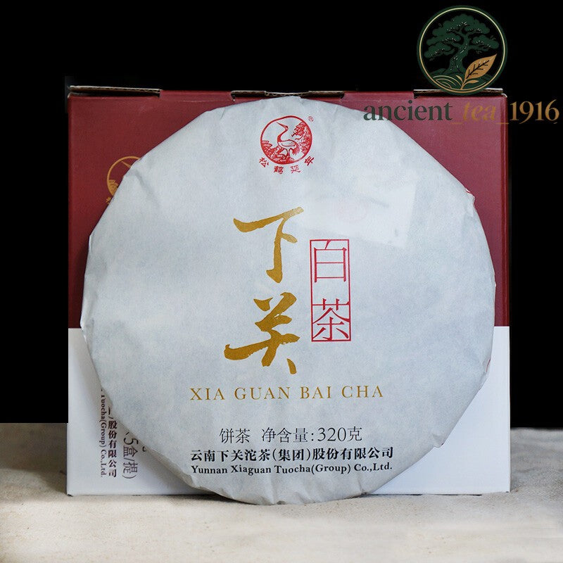 320g 2018 XIA GUAN BAI CHA Dali White Tea Cake Tea Jinggu Moonlight Pu'er